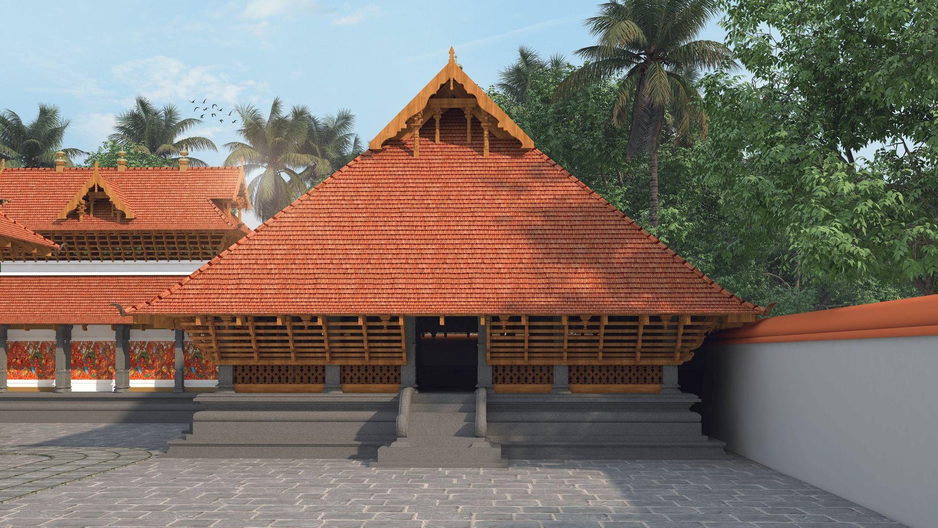 The Koothambalam — temple theatre